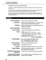 Preview for 8 page of Panasonic KX-P3124 Operating Instructions Manual