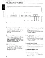 Preview for 14 page of Panasonic KX-P3124 Operating Instructions Manual