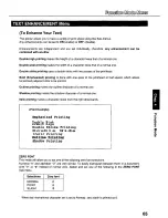 Preview for 65 page of Panasonic KX-P3124 Operating Instructions Manual