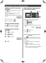 Preview for 21 page of Panasonic KX-PD301DL Quick Reference Manual