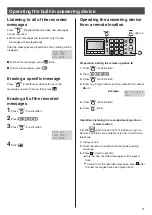 Preview for 21 page of Panasonic KX-PD303DL Quick Reference Manual