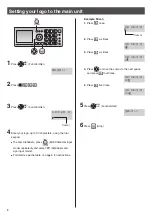 Preview for 8 page of Panasonic KX-PD502UD Quick Reference Manual