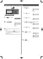 Preview for 9 page of Panasonic KX-PD601DL Quick Reference Manual