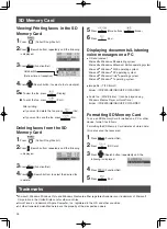 Preview for 26 page of Panasonic KX-PD601DL Quick Reference Manual