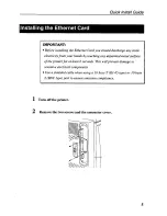 Preview for 5 page of Panasonic KX-PNBC4 Quick Install Manual