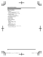 Preview for 8 page of Panasonic KX-PRL262C Operating Instructions Manual