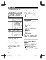 Preview for 14 page of Panasonic KX-PRL262C Operating Instructions Manual