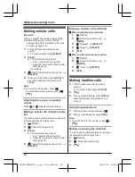 Preview for 20 page of Panasonic KX-PRL262C Operating Instructions Manual