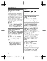 Preview for 56 page of Panasonic KX-PRL262C Operating Instructions Manual