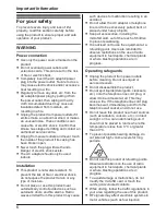 Preview for 6 page of Panasonic KX-PRX120AZ Operating Instructions Manual