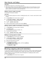 Preview for 42 page of Panasonic KX-PRX150AZ Operating Instructions Manual