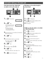 Preview for 11 page of Panasonic KX-PW505DL Quick Reference Manual