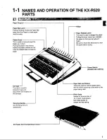 Preview for 5 page of Panasonic KX-R520 Operating Instructions Manual