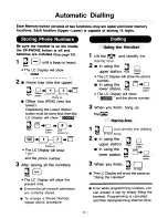 Preview for 7 page of Panasonic KX-T2365E Operating Instructions Manual