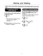 Preview for 8 page of Panasonic KX-T2365E Operating Instructions Manual