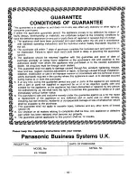 Preview for 19 page of Panasonic KX-T2365E Operating Instructions Manual