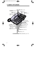 Preview for 4 page of Panasonic KX-T2375SUW Operating Instructions Manual