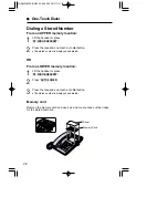 Preview for 20 page of Panasonic KX-T2375SUW Operating Instructions Manual