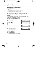 Preview for 22 page of Panasonic KX-T2375SUW Operating Instructions Manual