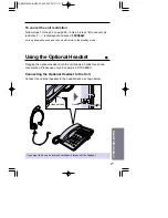 Preview for 27 page of Panasonic KX-T2375SUW Operating Instructions Manual