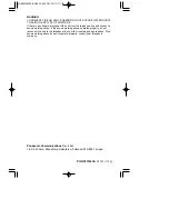 Preview for 32 page of Panasonic KX-T2375SUW Operating Instructions Manual