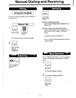 Preview for 4 page of Panasonic KX-T2429 Operating Instructions Manual