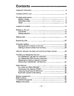 Preview for 5 page of Panasonic KX-T3726 Operating Instructions Manual