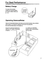 Preview for 3 page of Panasonic KX-T4450-B Operating Instructions Manual