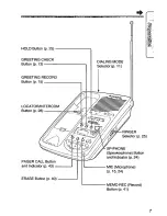 Preview for 7 page of Panasonic KX-T4450-B Operating Instructions Manual