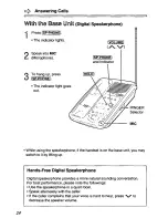 Preview for 24 page of Panasonic KX-T4450-B Operating Instructions Manual