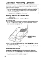 Preview for 36 page of Panasonic KX-T4450-B Operating Instructions Manual