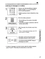 Preview for 47 page of Panasonic KX-T4450-B Operating Instructions Manual