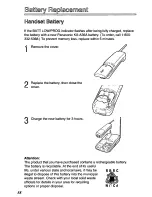 Preview for 58 page of Panasonic KX-T4450-B Operating Instructions Manual