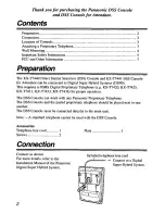 Preview for 2 page of Panasonic KX-T7440 Reference Manual