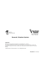 Preview for 198 page of Panasonic KX-TA30820B User Manual