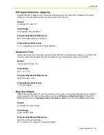 Preview for 187 page of Panasonic KX-TA82483 - Expansion Cards Programming Manual