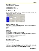 Preview for 201 page of Panasonic KX-TA82483 - Expansion Cards Programming Manual