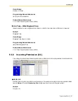 Preview for 207 page of Panasonic KX-TA82483 - Expansion Cards Programming Manual