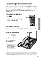 Preview for 25 page of Panasonic KX-TC1170ALN Operating Lnstructions