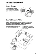 Preview for 3 page of Panasonic KX-TC1503 User Manual