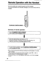 Preview for 40 page of Panasonic KX-TC1503 User Manual