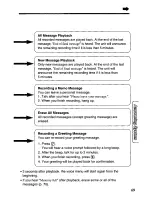 Preview for 69 page of Panasonic KX-TC1741 User Manual