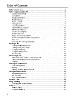 Preview for 2 page of Panasonic KX-TCA155 Operating Instructions Manual