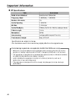 Preview for 48 page of Panasonic KX-TCA155 Operating Instructions Manual