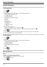 Preview for 40 page of Panasonic KX-TCA185 Operating Instructions Manual