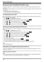 Preview for 42 page of Panasonic KX-TCA185 Operating Instructions Manual