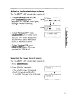 Preview for 21 page of Panasonic KX-TCC902B User Manual