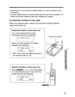 Preview for 27 page of Panasonic KX-TCC902B User Manual