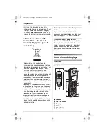 Preview for 8 page of Panasonic KX-TCD340FX Operating Instructions Manual