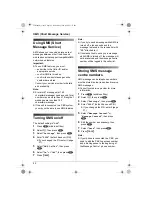 Preview for 42 page of Panasonic KX-TCD340FX Operating Instructions Manual